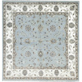 Hand-Knotted High-Quality Light Blue Area Rug