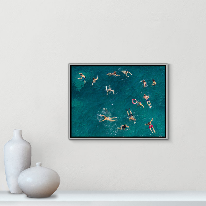 Norvell Tonti - reproduction de photo, H 19,5 po x l 25,5 po x P 2 po, Toile avec cadre argenté
