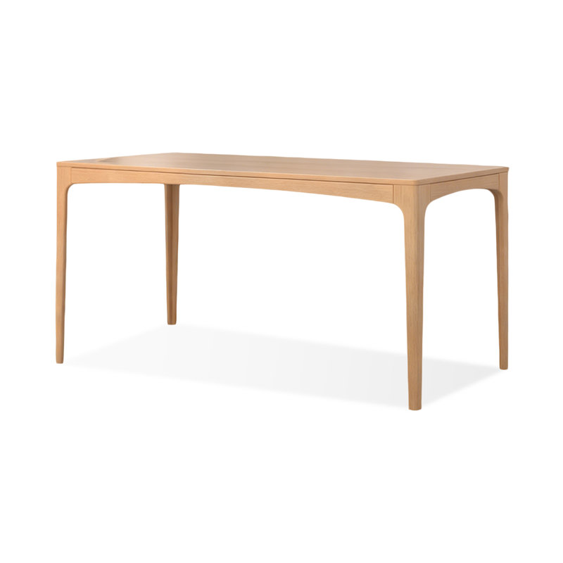 Table de salle à manger moderne Modern Burlywood, 29.53"H x 55.12"L x 31.5"W