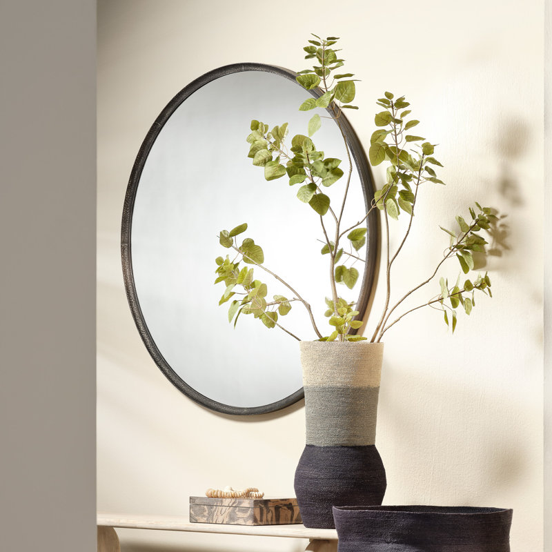 Refined Mirror, Extra Large, Black