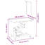 Table de toilettage hydraulique pour chiens et chats