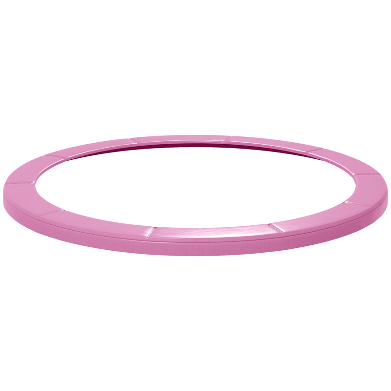 Coussin de bordure pour trampoline, H 0,6 po x l 144 po x P 144 po, Rose