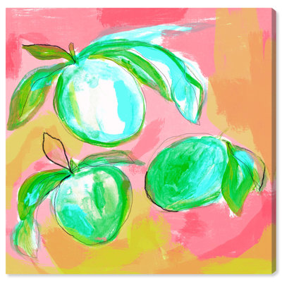 Menthe juteuse citrons sur toile