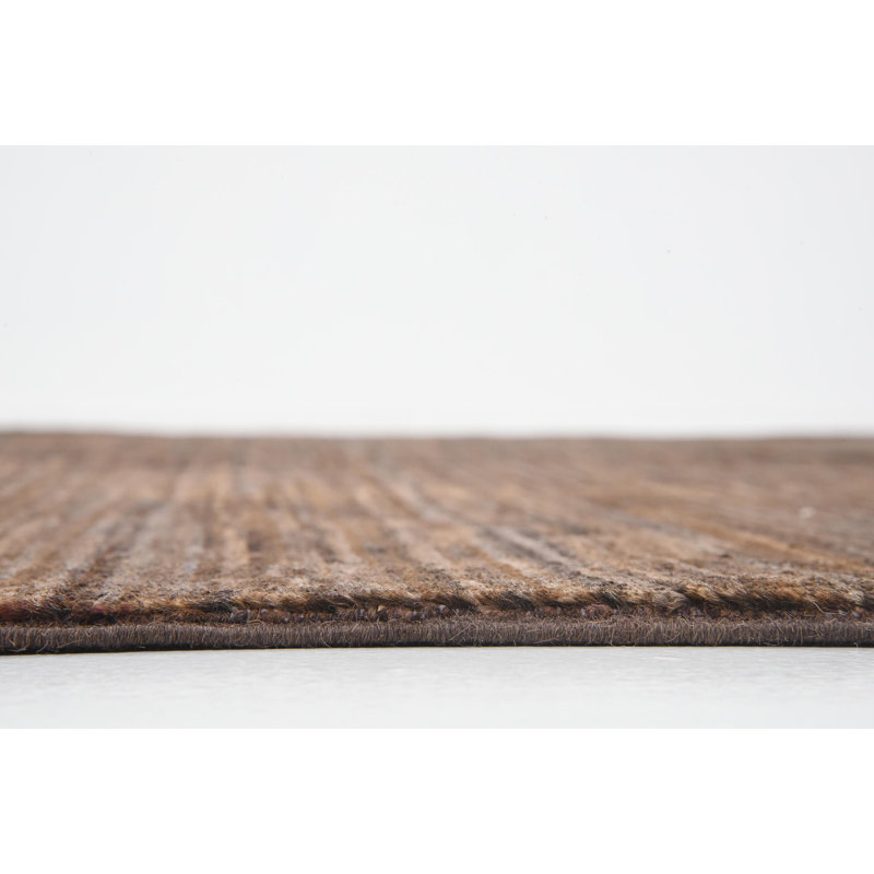 Tapis intérieur en laine 5 pi 7 po x 7 pi 6 po one-of-kind-noué la main Nash