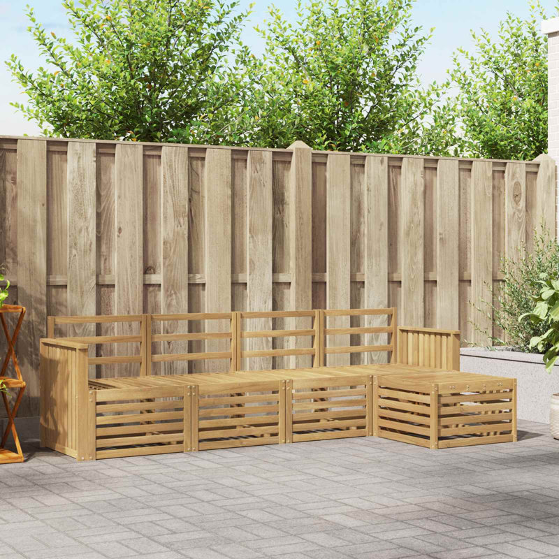 189.5cm Wide Patio Sofa, 5