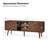 Iasiah 63" W Solid and Manufactured Wood TV Stand with Built-In Power Outlets and Cable Management -493000223