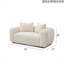 Causeuse moderne, blanc