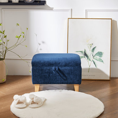 49 cm W Rectangle Footstool with Storage