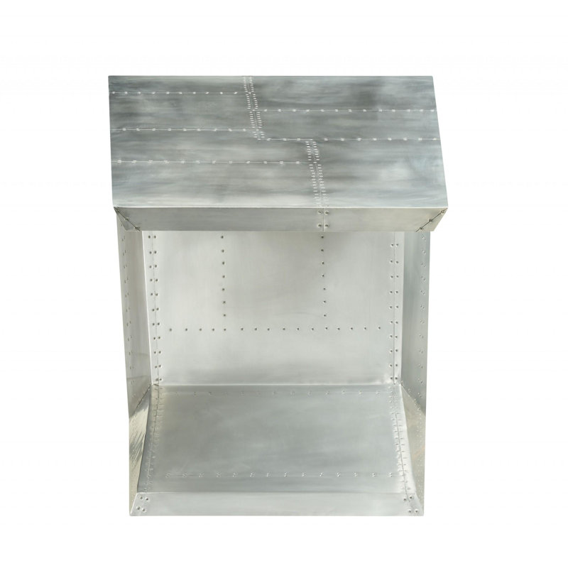 Bureau 71 po en aluminium argenté