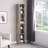 71" H With Wavy Border Design 8-Tier Ultra-Thin Double-Decker Multimedia Storage, With Multi-Functional Adjustable Shelves High And Narrow Display Bookcase-59609922