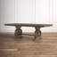 Table de salle à manger extensible en bois de pin Heneretta