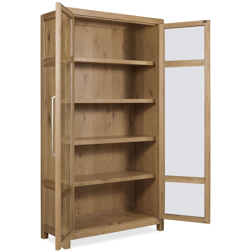 Driftwood Lighted Curio Cabinet, Natural