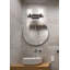 Borth Iron/Seeded Glass Rustic Farmhouse LED Vanity Light-117530327-122081089