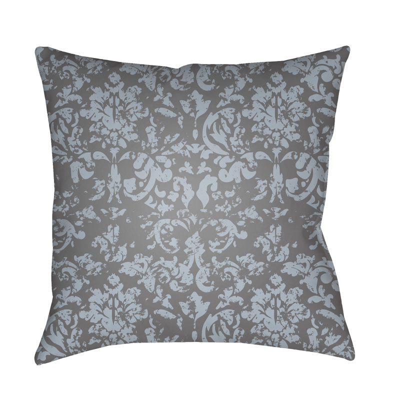  Indoor/Outdoor Throw Pillow, Medium Gray