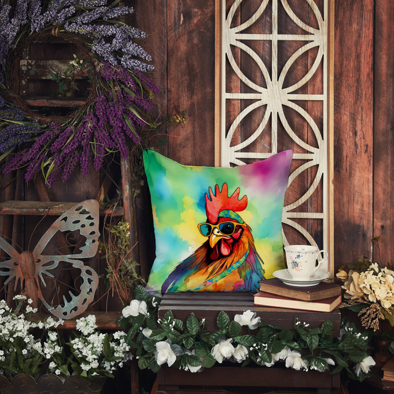 Coussin Hippie, H 14 po x l 14 po