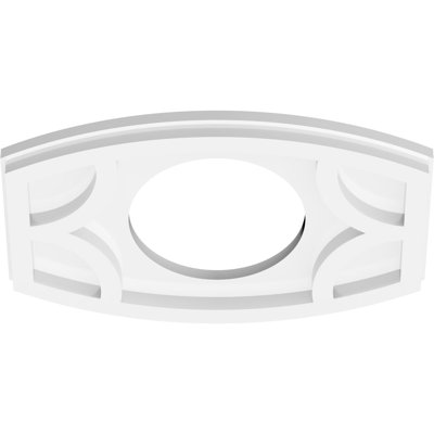 Médaillon de plafond contemporain en PVC 26 po x P 5 po x P 9 po x P 1 po Lucan