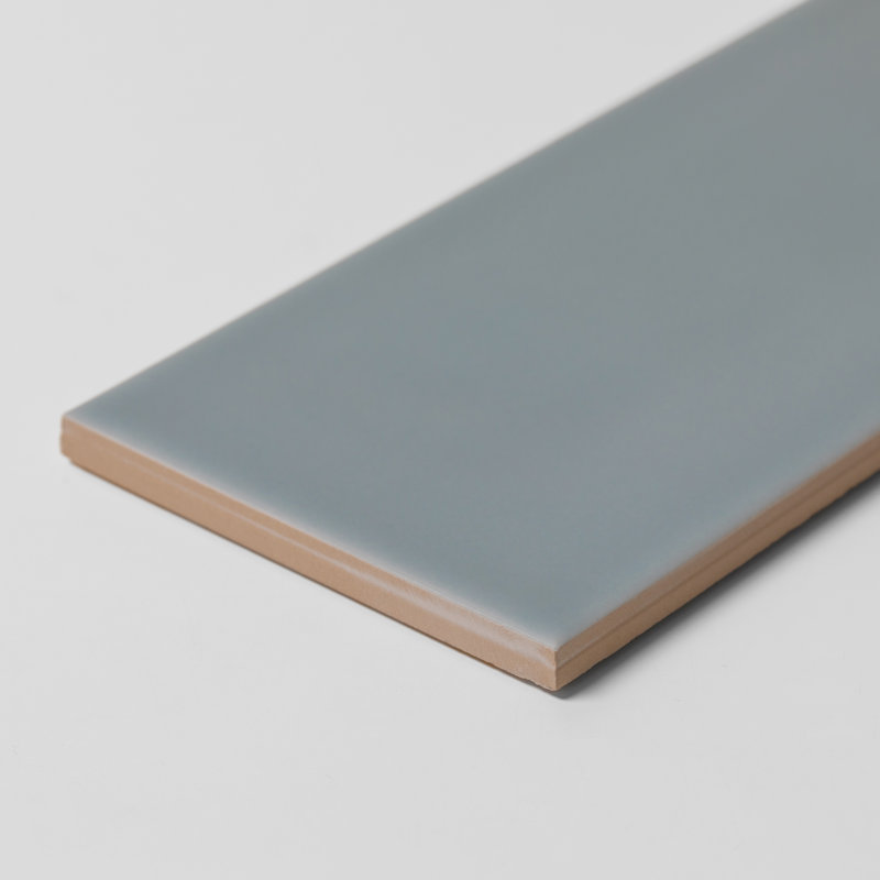 Bedouin 3.5" x 12" Blue Matte Ceramic Subway Wall Tile, Blue Matte