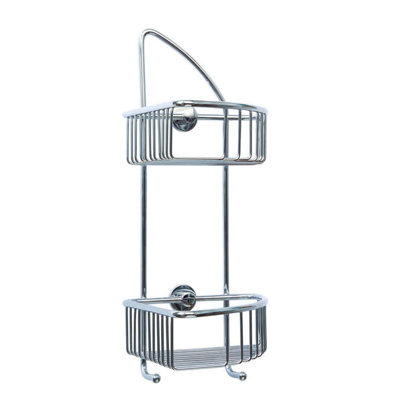 No Drill Edgehill Shower Caddy, Chrome