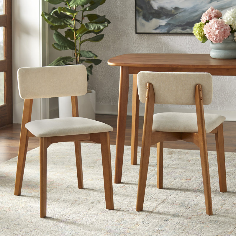 Boston 19'' H Upholstered Side Chair, Beige