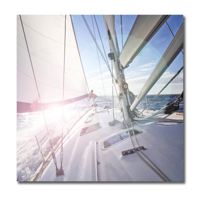 Voile dans le soleil par DecorumBY - photographie sans cadre