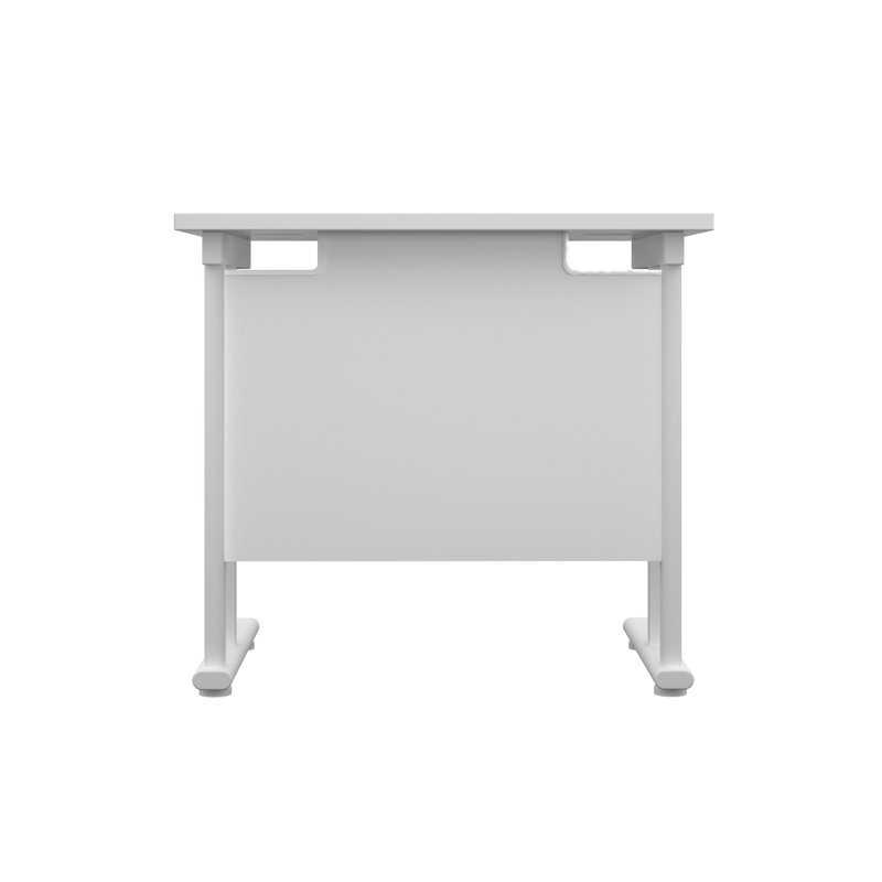 Bouton Desk, White, White
