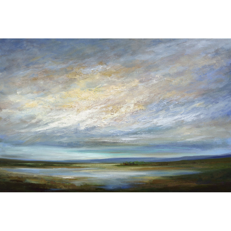 Coastal Clouds VI by Sheila Finch - Wrapped Canvas Painting, 30cm H x 46cm W x 3.8cm D