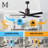 Patricia 52'' Ceiling Fan with LED Lights-2108506875-2108519374