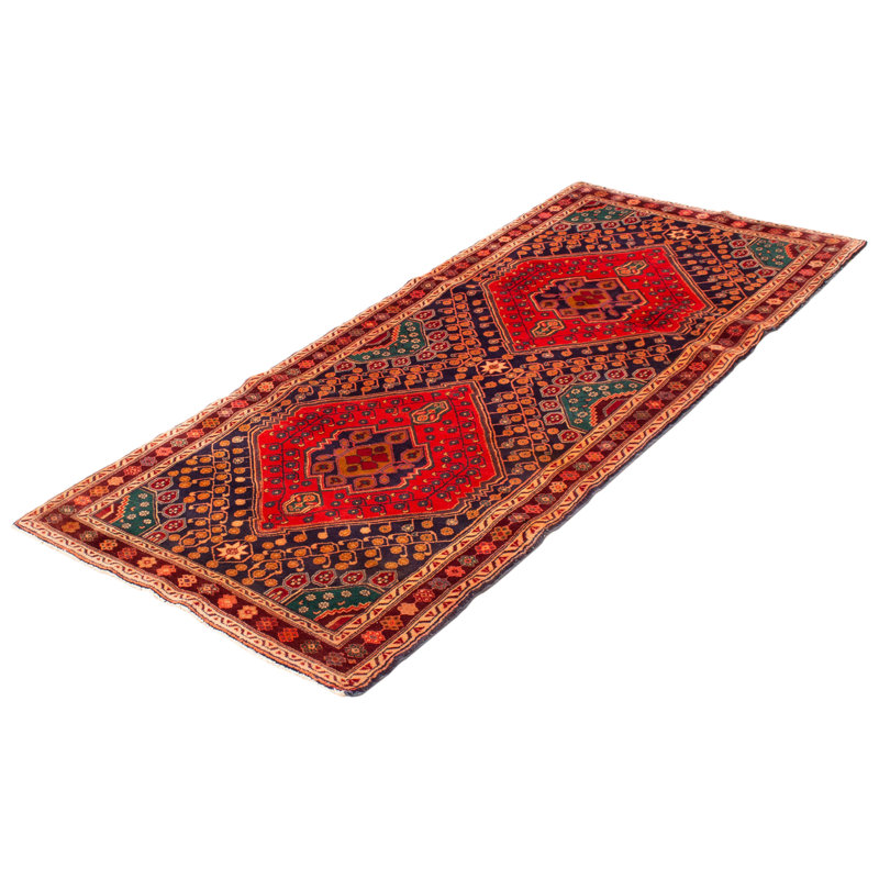 Tapis bleu marine foncé 4 pi 5 po x 9 pi 11 po Konya Anatolian