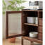 Modern Minimalist Walnut Display Case-120836517