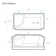 Aquatique 60" x 32" Shower Base in Matte Black