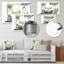 «Natural Bathroom Decor III» - Art mural en métal pour salle de bain-1184375575