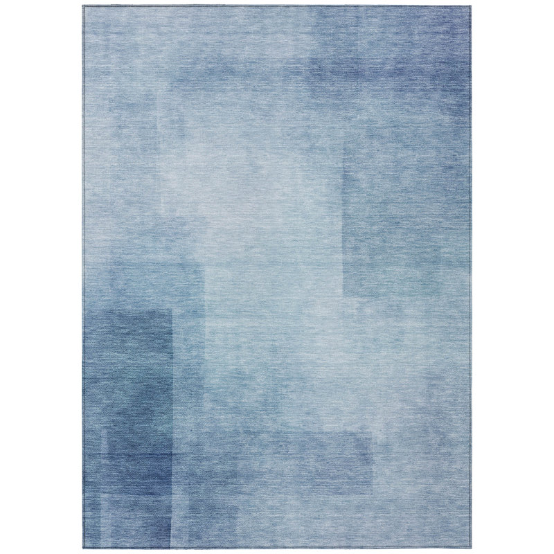 Tapis d'intérieur / extérieur bleu Belvara , 8' x 10'