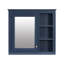Modern Wall Mounted Bathroom Medicine Cabinet With Mirror & 3 Open Shelves-651800936