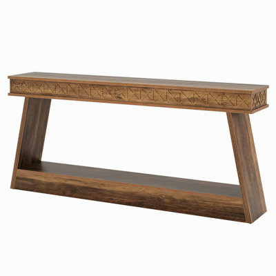 Two-Tiered Sofa Table,Versatile Entryway Table,Console Table