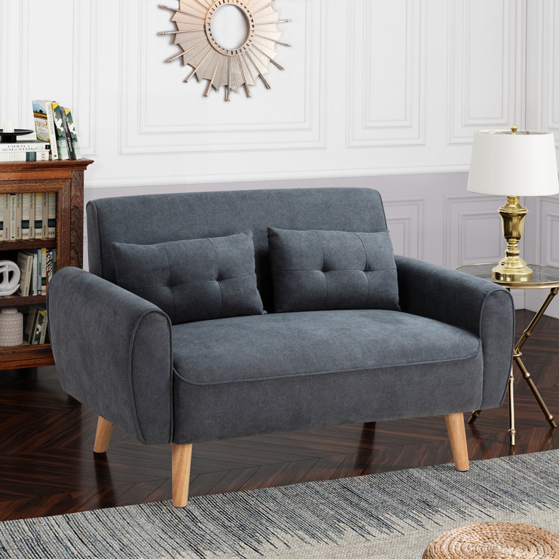 Bergthold Upholstered Armchair, Dark Gray