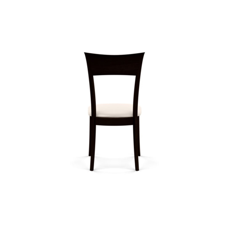 Ingrid Upholstered Dining Chair, Smoke Cherry, Hemp Fabric