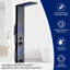 5-way Diverter Shower Tower Panel System with Fixed Shower Head-92892767