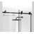 - W x 76'' H Single Added Door Frameless Shower Door with-85752685