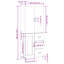 Michae 3 Door Manufactured Wood Wardrobe-813214642