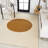 Cirkel Minimalist Geometric Dot Machine-Washable Cream/Terracotta Rug-2124482000