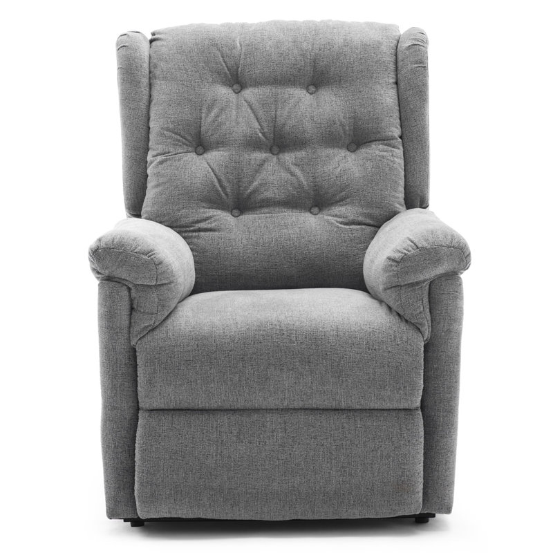 Warwickshire 79cm Wide Lift Assist Wing Chair Recliner, Grey  100% Polyester