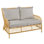 Charlotte Outdoor 2 - Seat Loveseat