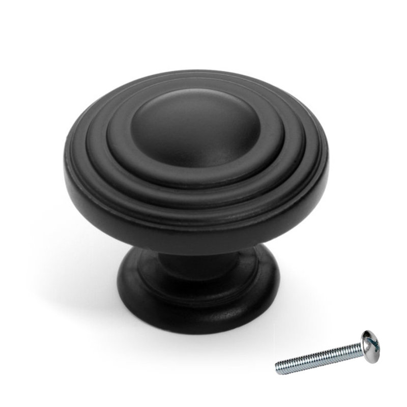 Poignée champignon Super Saver 1 3/16 po de diamètre, Dos plat