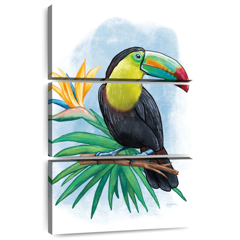Brampt, style tropical I, H 45 po x l 28 po