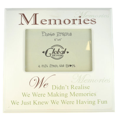 Cream Solid + Manufactured Wood Picture Frame