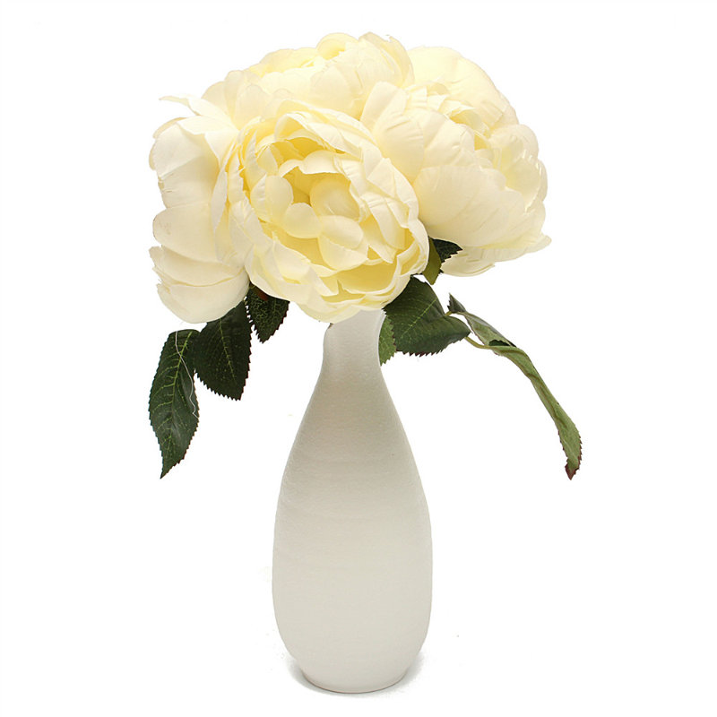 Silk Hydrangea Arrangement, Champagne