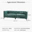 Wales Mid-Century Modern 213cm Sofa with Tufted Back-90068277