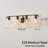 Matte Black Vanity Light With Clear Glass Shade-823407943