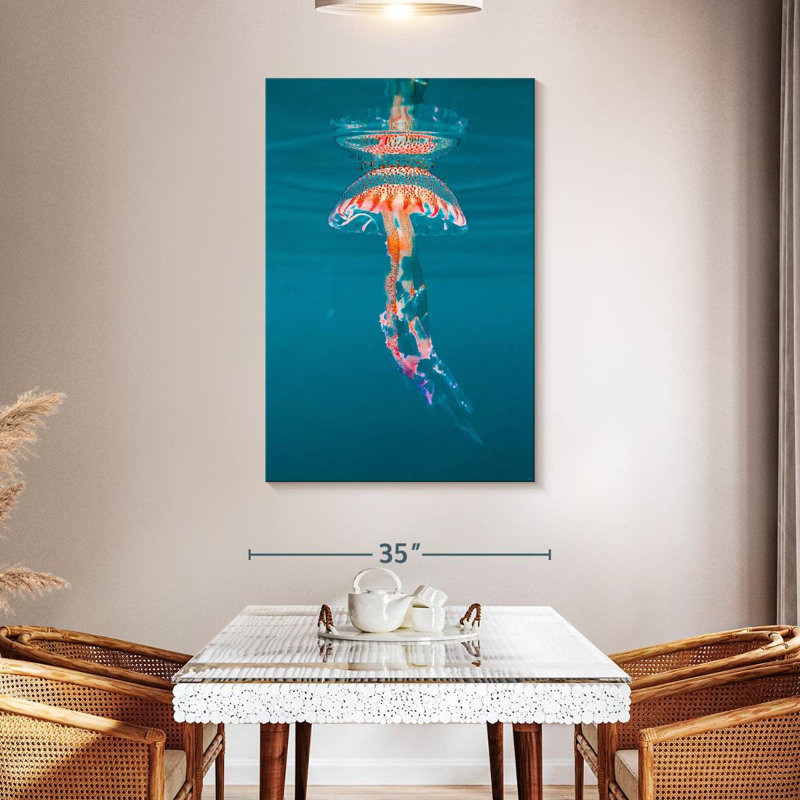 Brampt Jellyfish Under The Surface, 48" H x 32" W