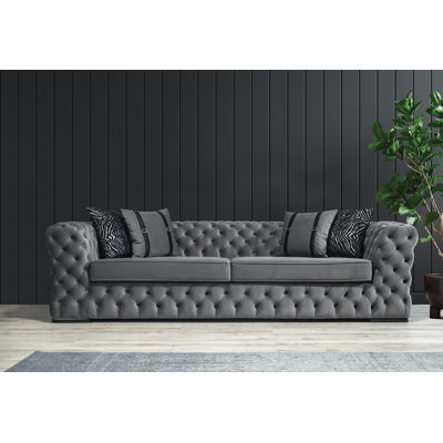 102'' Velvet Sofa